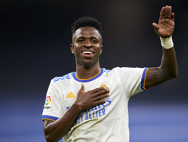 維尼修斯歐冠淘汰賽破門，創(chuàng)<a href='/news/tag/1068605.html' style='color: blue;'>巴西</a>球員新紀(jì)錄